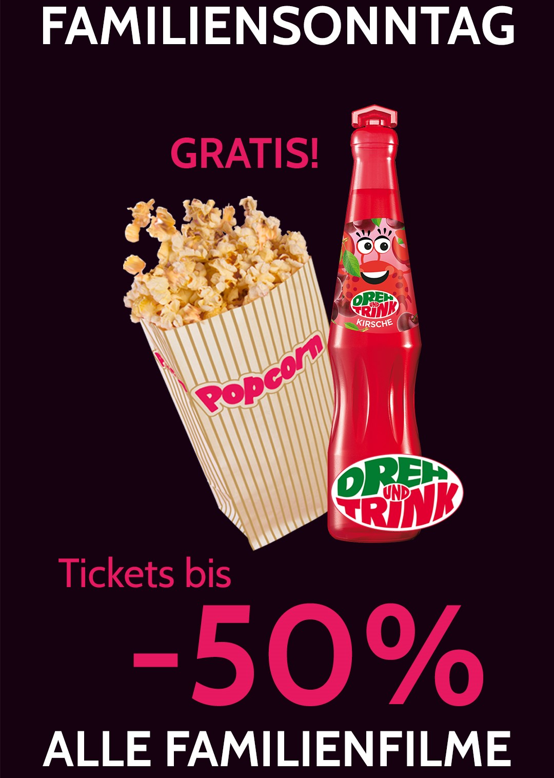 Familiensonntag jeden ersten Sonntag im Monat
